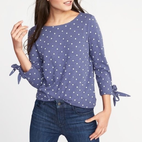 Nwt Old Navy Polka Dot Shirt Size S 